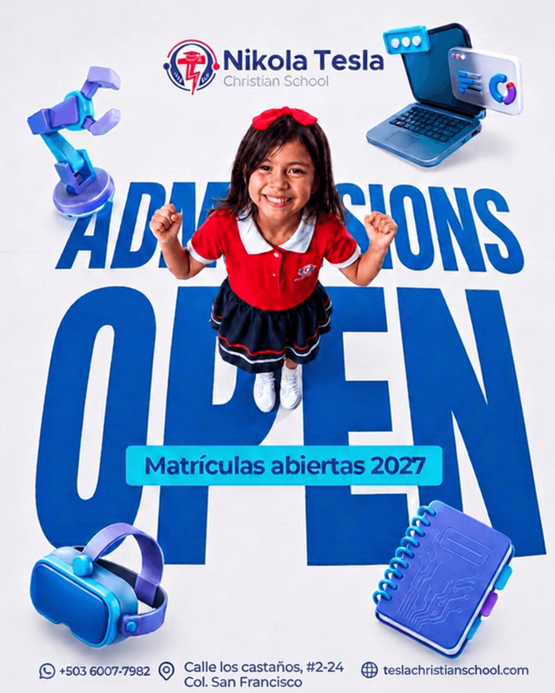 Admisiones 2027 — Nikola Tesla Christian School